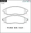 Колодки тормозные дисковые ADVICS SN174P