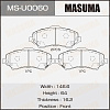 Колодки дисковые MASUMA MS-U0060