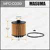 Масляный фильтр OE0176 MASUMA вставка
