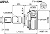 ШРУС наружный ASVA TY-55A48 24X58X26