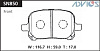 Дисковые тормозные колодки ADVICS SN850