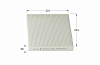 Салонный фильтр LCY000/23019 LIVCAR CABIN AIR FILTER