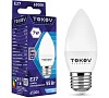 Лампа светодиодная 7Вт С37 6500К Е27 176-264В TOKOV ELECTRIC 