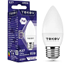 Лампа светодиодная 7Вт С37 4000К Е27 176-264В TOKOV ELECTRIC 