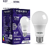 Лампа светодиодная 12Вт А60 4000К Е27 176-264В TOKOV ELECTRIC