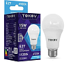 Лампа светодиодная 15Вт А60 6500К Е27 176-264В TOKOV ELECTRIC
